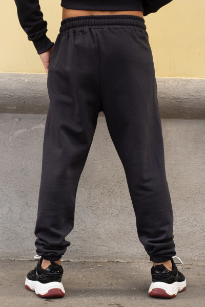 Брюки J.B4 (Just Before) графитовые спортивные на флисе