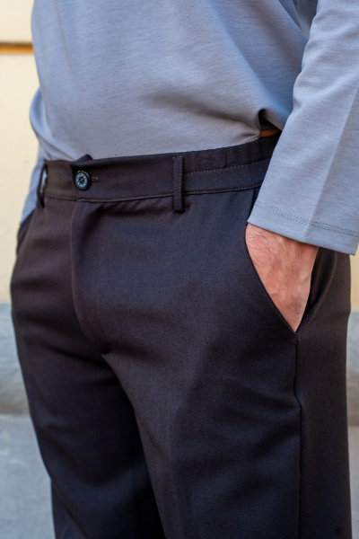 Брюки J.B4 (Just Before) черные прямые, классические