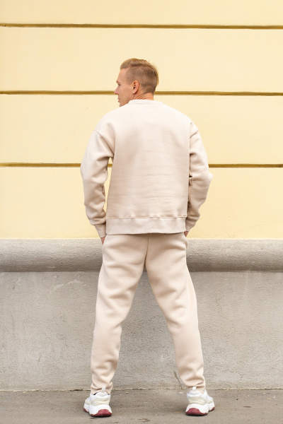 Брюки J.B4 (Just Before) бежевые на флисе