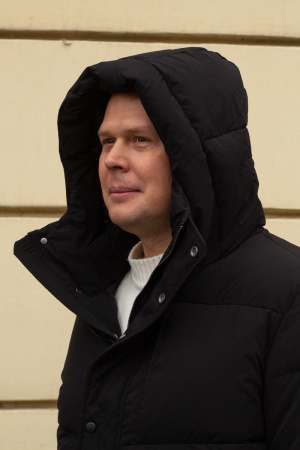 Пуховик IGOR PLAXA (CCSS) черный удлиненный
